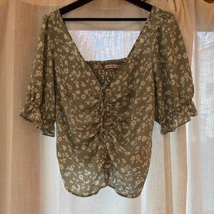 Abercrombie & Fitch Floral Blouse